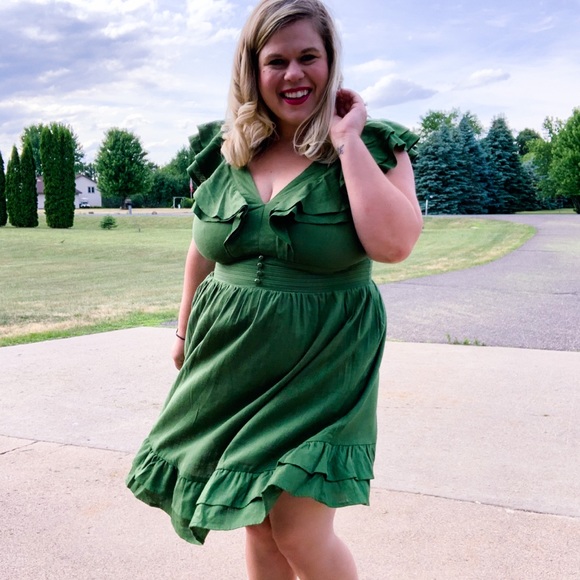 NWT Kiwi Ruffles Dress 1XL - Picture 4 of 9